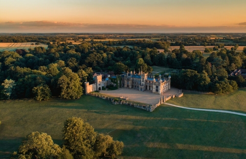 Knebworth House aerial'